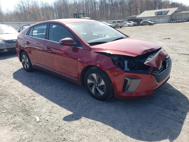 KMHC75LC4KU105725 - 2019 HYUNDAI IONIQ SEL RED photo 4