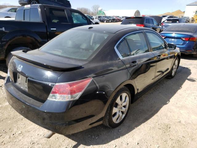 1HGCP26878A814137 - 2008 HONDA ACCORD EXL BLACK photo 3