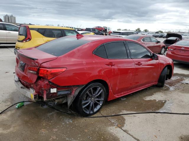 19UUB1F61KA000617 - 2019 ACURA TLX TECHNOLOGY RED photo 3