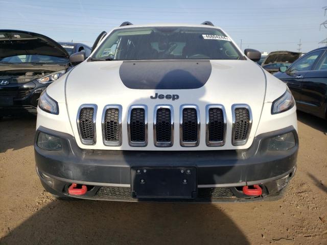 1C4PJMBS3EW216561 - 2014 JEEP CHEROKEE TRAILHAWK WHITE photo 5