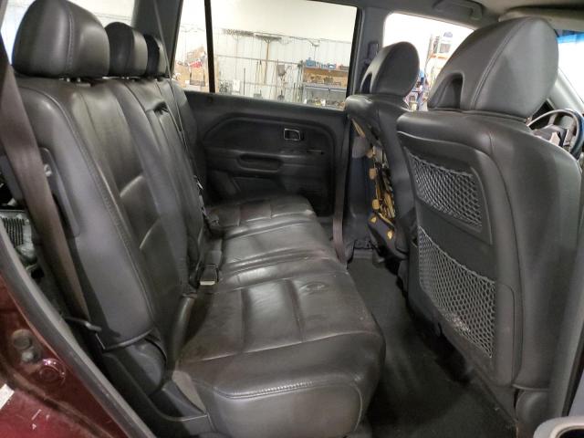 5FNYF18567B007456 - 2007 HONDA PILOT EXL MAROON photo 11