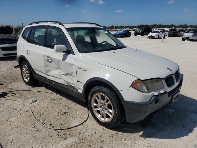 WBXPA73414WC36569 - 2004 BMW X3 2.5I WHITE photo 4