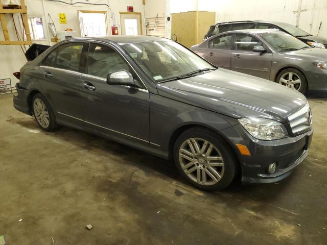 WDDGF81X68F107477 - 2008 MERCEDES-BENZ C 300 4MATIC GRAY photo 4