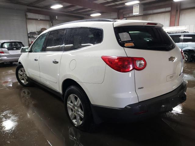 1GNKVGED7BJ341494 - 2011 CHEVROLET TRAVERSE LT WHITE photo 2