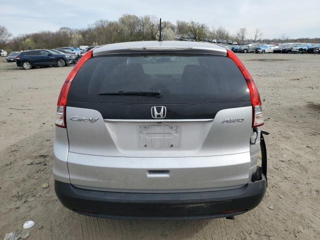 2HKRM4H54EH609587 - 2014 HONDA CR-V EX SILVER photo 6