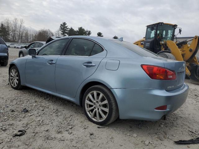 JTHCK262182020915 - 2008 LEXUS IS 250 BLUE photo 2