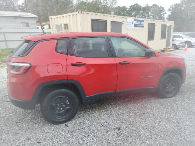 3C4NJCAB2JT408380 - 2018 JEEP COMPASS SPORT RED photo 3