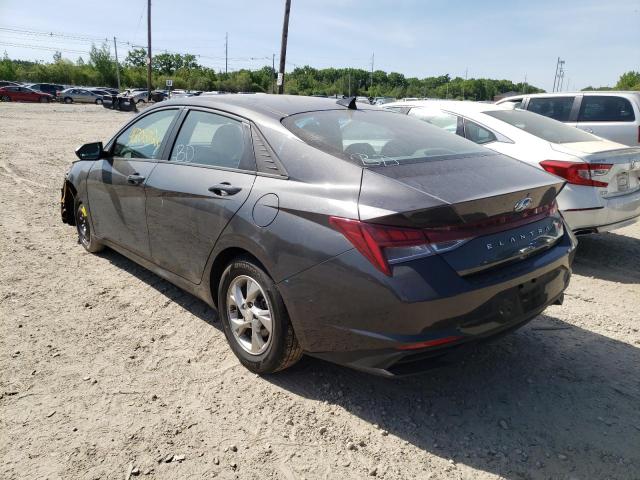 5NPLL4AG4MH036631 - 2021 HYUNDAI ELANTRA SE GRAY photo 3