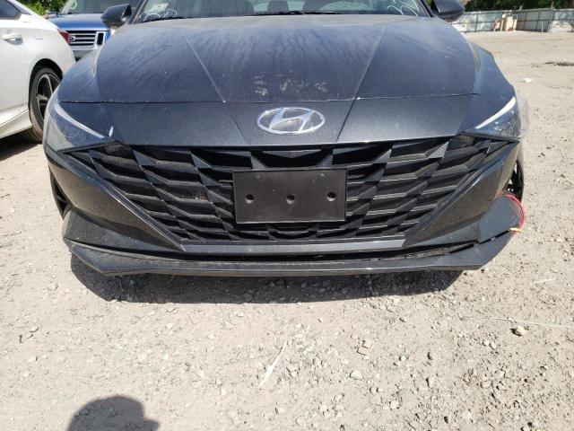 5NPLL4AG4MH036631 - 2021 HYUNDAI ELANTRA SE GRAY photo 9