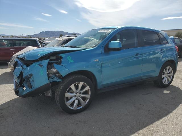 4A4AP3AUXDE018462 - 2013 MITSUBISHI OUTLANDER ES BLUE photo 1