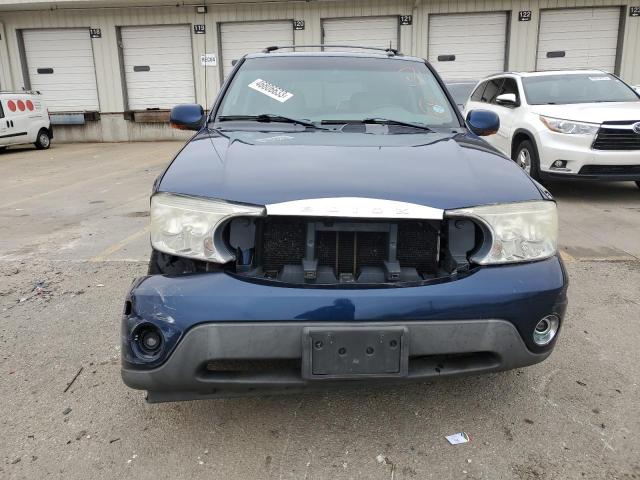 5GADT13S242295223 - 2004 BUICK RAINIER CXL BLUE photo 5