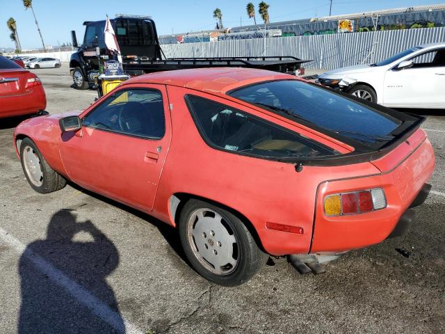 WP0JB0925ES862595 - 1984 PORSCHE 928 S RED photo 2