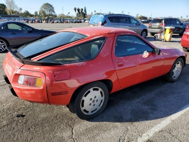 WP0JB0925ES862595 - 1984 PORSCHE 928 S RED photo 3