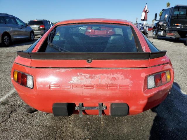 WP0JB0925ES862595 - 1984 PORSCHE 928 S RED photo 6