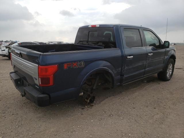 1FTEW1EGXJFE21061 - 2018 FORD F150 SUPERCREW BLUE photo 3