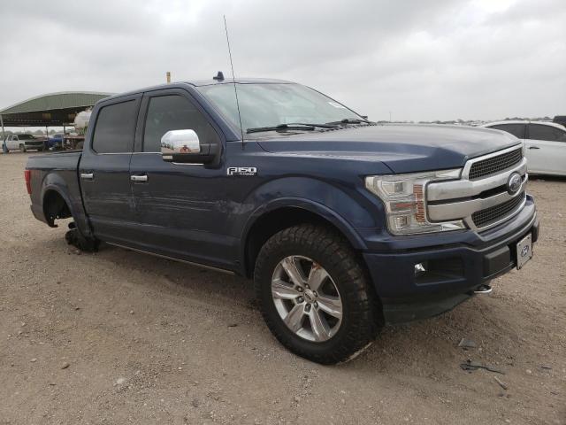 1FTEW1EGXJFE21061 - 2018 FORD F150 SUPERCREW BLUE photo 4