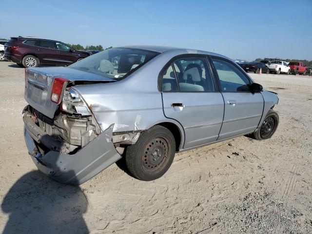 2HGES16515H518650 - 2005 HONDA CIVIC LX SILVER photo 3