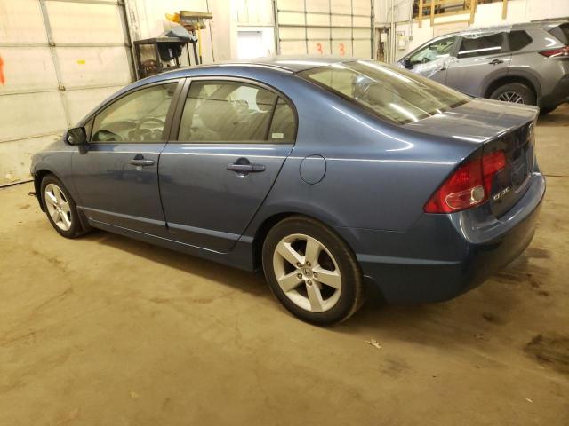 1HGFA16808L081085 - 2008 HONDA CIVIC EX BLUE photo 2