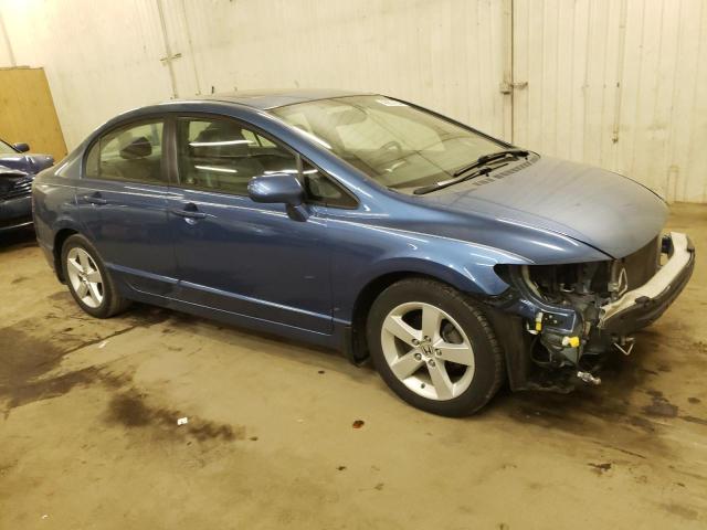 1HGFA16808L081085 - 2008 HONDA CIVIC EX BLUE photo 4