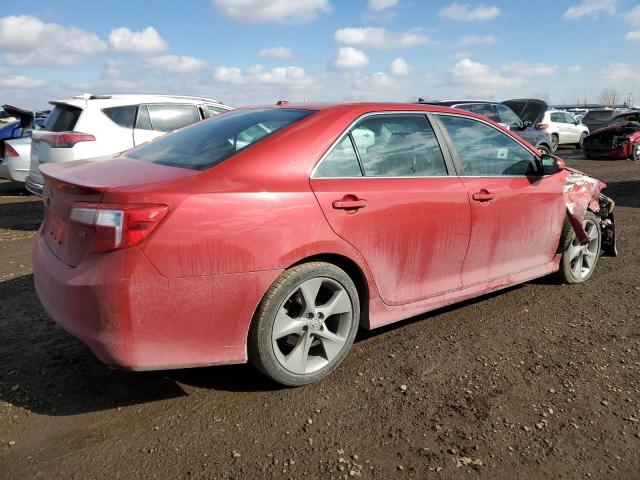 4T1BF1FK5DU644433 - 2013 TOYOTA CAMRY L RED photo 3