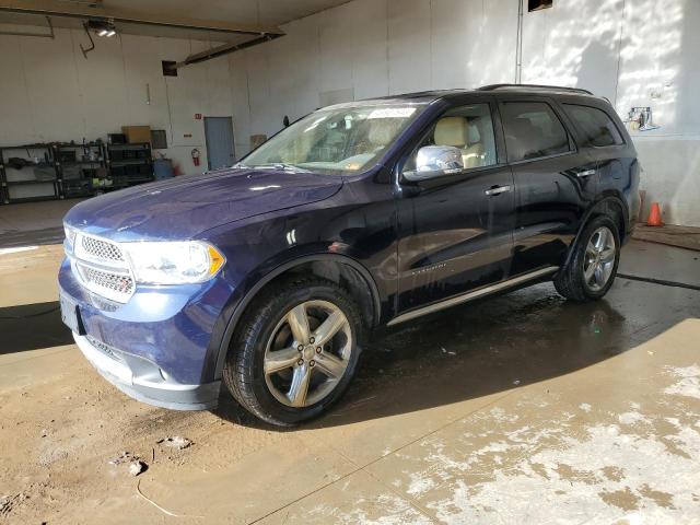 1C4RDJEGXCC309226 - 2012 DODGE DURANGO CITADEL BLUE photo 1