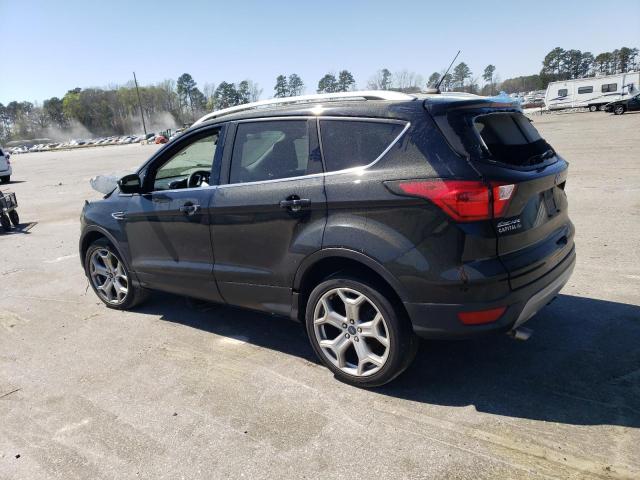 1FMCU9J95KUC29641 - 2019 FORD ESCAPE TITANIUM BLACK photo 2