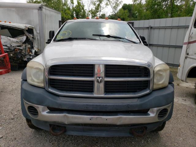 3D6WC68L49G552347 - 2009 DODGE RAM 4500 ST WHITE photo 5