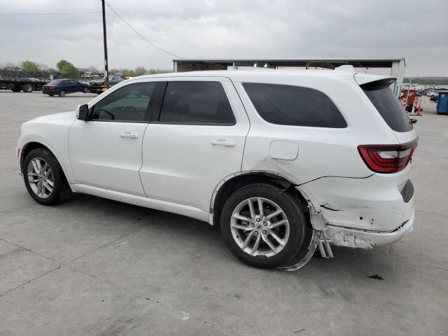 1C4RDJDG5MC694794 - 2021 DODGE DURANGO GT WHITE photo 2