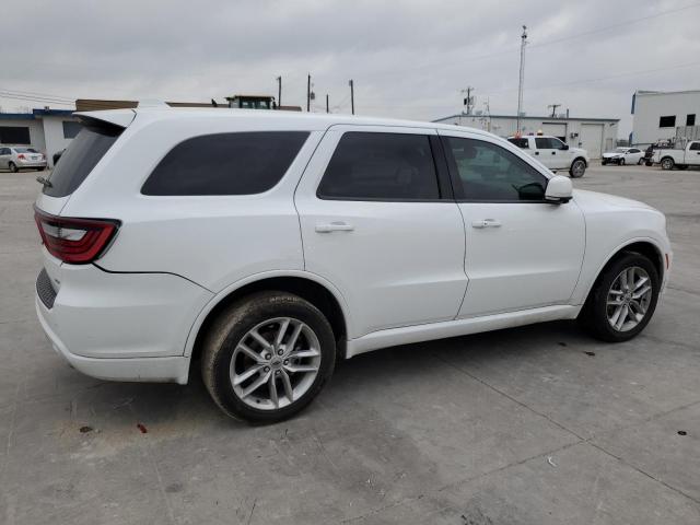 1C4RDJDG5MC694794 - 2021 DODGE DURANGO GT WHITE photo 3