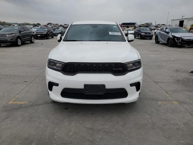 1C4RDJDG5MC694794 - 2021 DODGE DURANGO GT WHITE photo 5