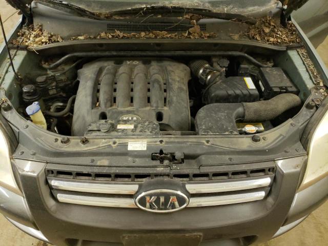 KNDJF723677329144 - 2007 KIA SPORTAGE EX GRAY photo 11