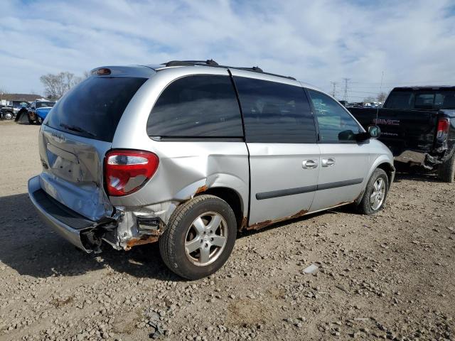 1D4GP45R15B433057 - 2005 DODGE CARAVAN SXT SILVER photo 3