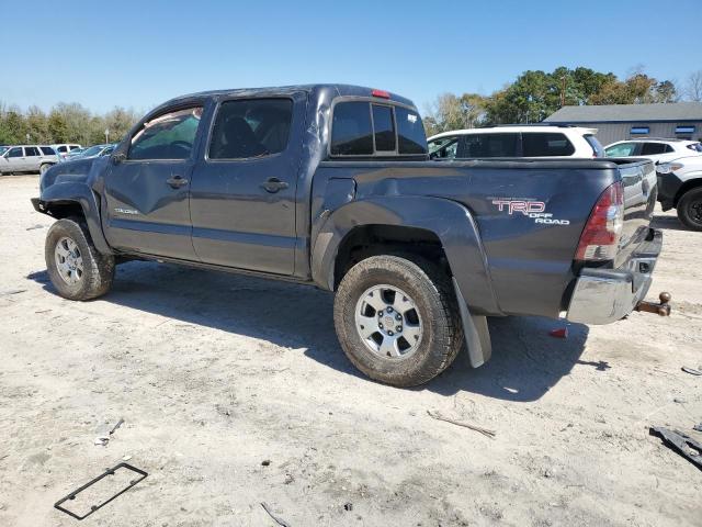 3TMJU4GN4BM123382 - 2011 TOYOTA TACOMA DOUBLE CAB PRERUNNER GRAY photo 2