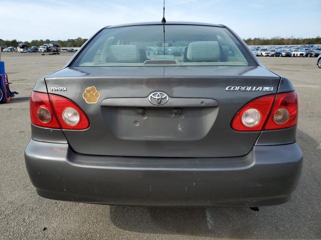 2T1BR32E15C463299 - 2005 TOYOTA COROLLA CE GRAY photo 6