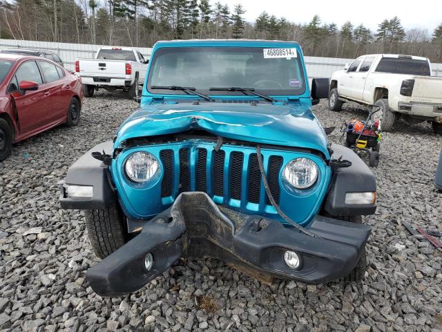 1C4HJXDN4LW135076 - 2020 JEEP WRANGLER U SPORT TEAL photo 5