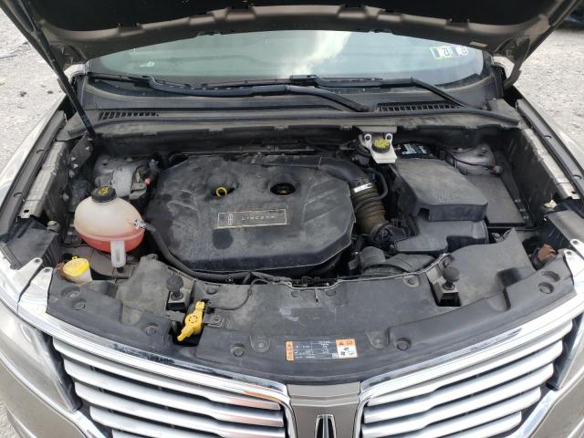 5LMCJ1D96HUL44552 - 2017 LINCOLN MKC PREMIERE GRAY photo 12