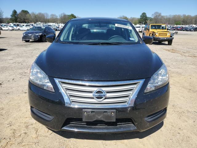 3N1AB7AP0EY329025 - 2014 NISSAN SENTRA S BLACK photo 5