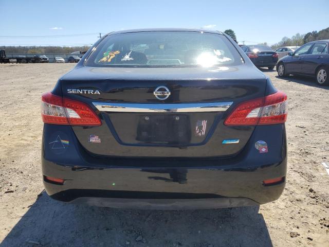 3N1AB7AP0EY329025 - 2014 NISSAN SENTRA S BLACK photo 6