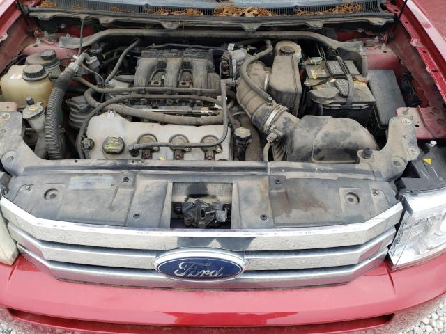 2FMGK5DC9ABB28761 - 2010 FORD FLEX LIMITED RED photo 12