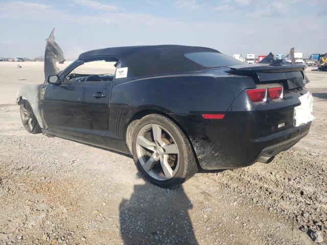 2G1FB3DD8B9200905 - 2011 CHEVROLET CAMARO LT BLACK photo 2