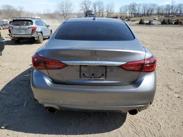 JN1EV7AR0KM551573 - 2019 INFINITI Q50 LUXE GRAY photo 6