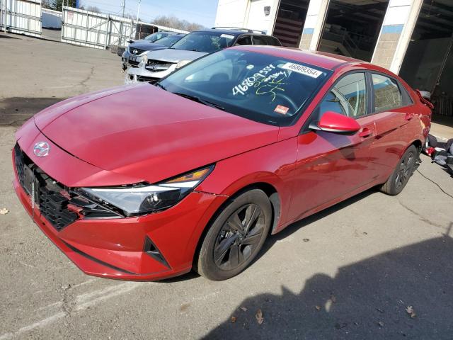 KMHLM4AJ3NU020349 - 2022 HYUNDAI ELANTRA BLUE RED photo 1