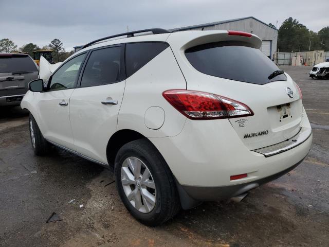 JN8AZ1MU3EW405968 - 2014 NISSAN MURANO S WHITE photo 2