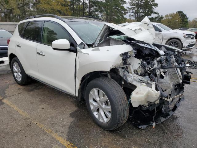 JN8AZ1MU3EW405968 - 2014 NISSAN MURANO S WHITE photo 4