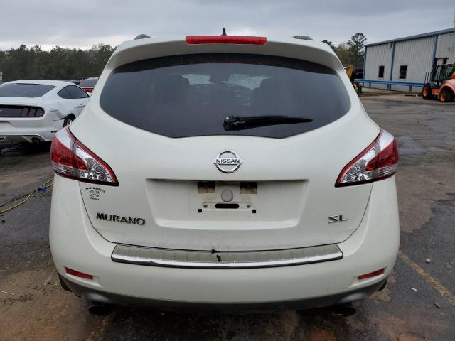 JN8AZ1MU3EW405968 - 2014 NISSAN MURANO S WHITE photo 6