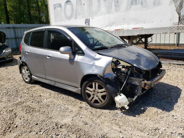 JHMGD38648S047916 - 2008 HONDA FIT SPORT GRAY photo 4