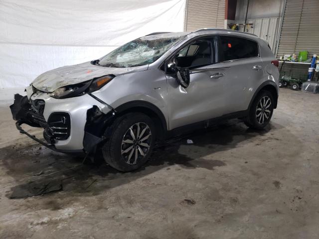 KNDPNCAC2J7389095 - 2018 KIA SPORTAGE EX SILVER photo 1