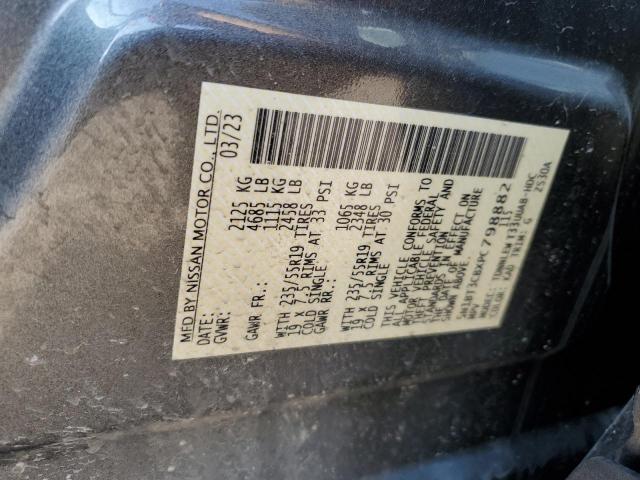 5N1BT3CBXPC798882 - 2023 NISSAN ROGUE SL GRAY photo 13