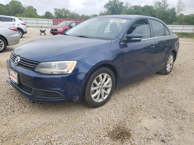 3VWD07AJ1EM318096 - 2014 VOLKSWAGEN JETTA SE BLUE photo 1