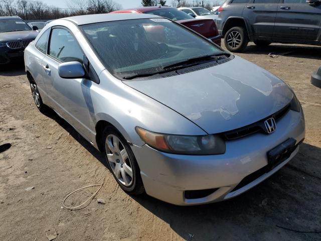 2HGFG12627H507485 - 2007 HONDA CIVIC LX SILVER photo 4